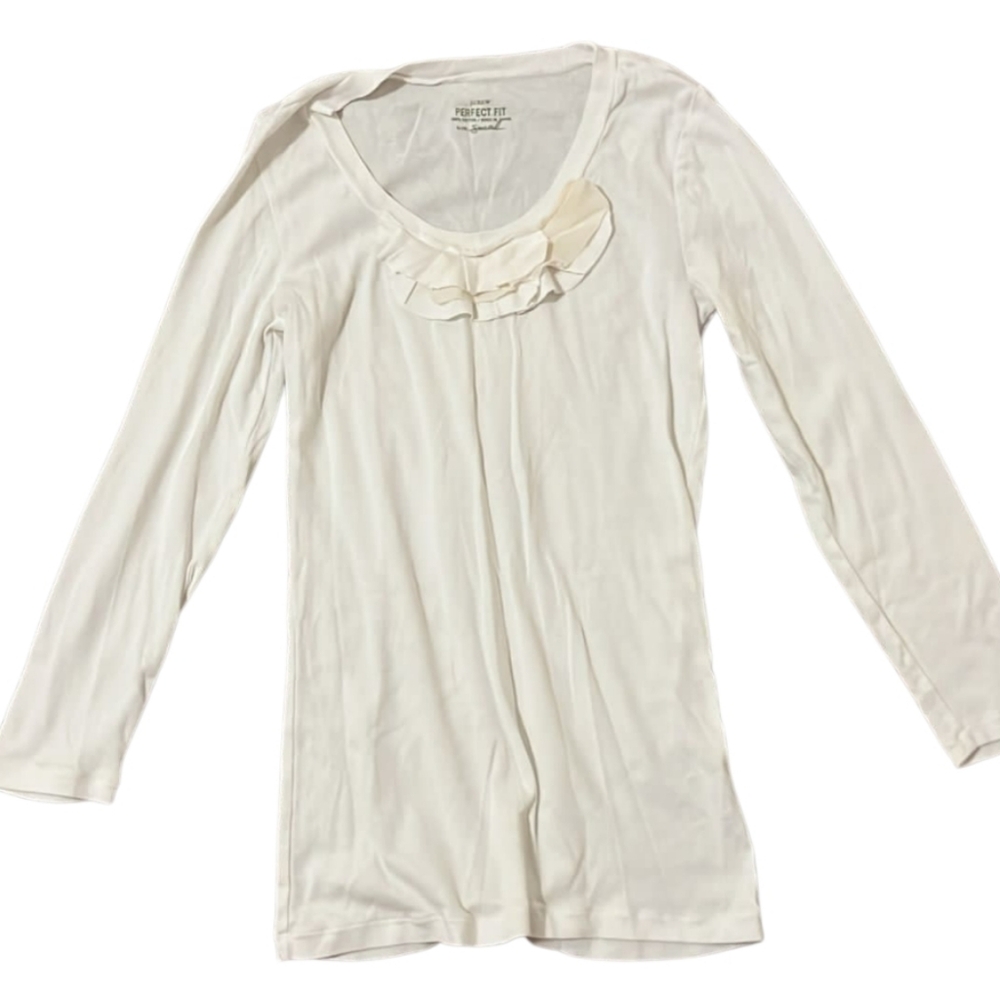 J. CREW White Women's Top